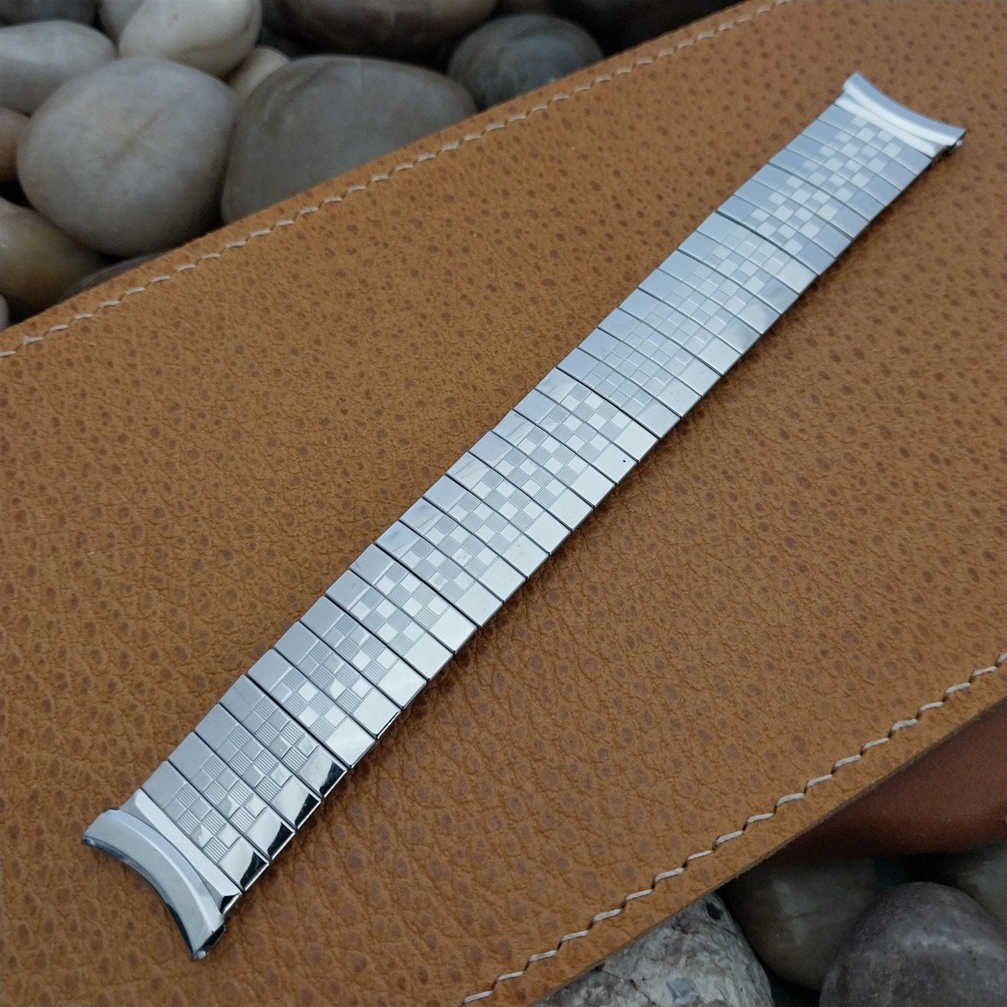 18mm 19mm Stainless Steel Expansion Classic Gemex USA 1950s Vintage Watch Band