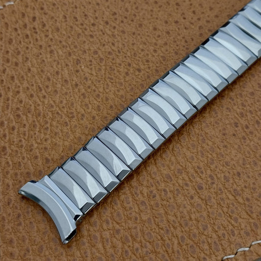 19mm 18mm Stainless Steel Gemex Cavalcade Classic nos 1950s Vintage Watch Band