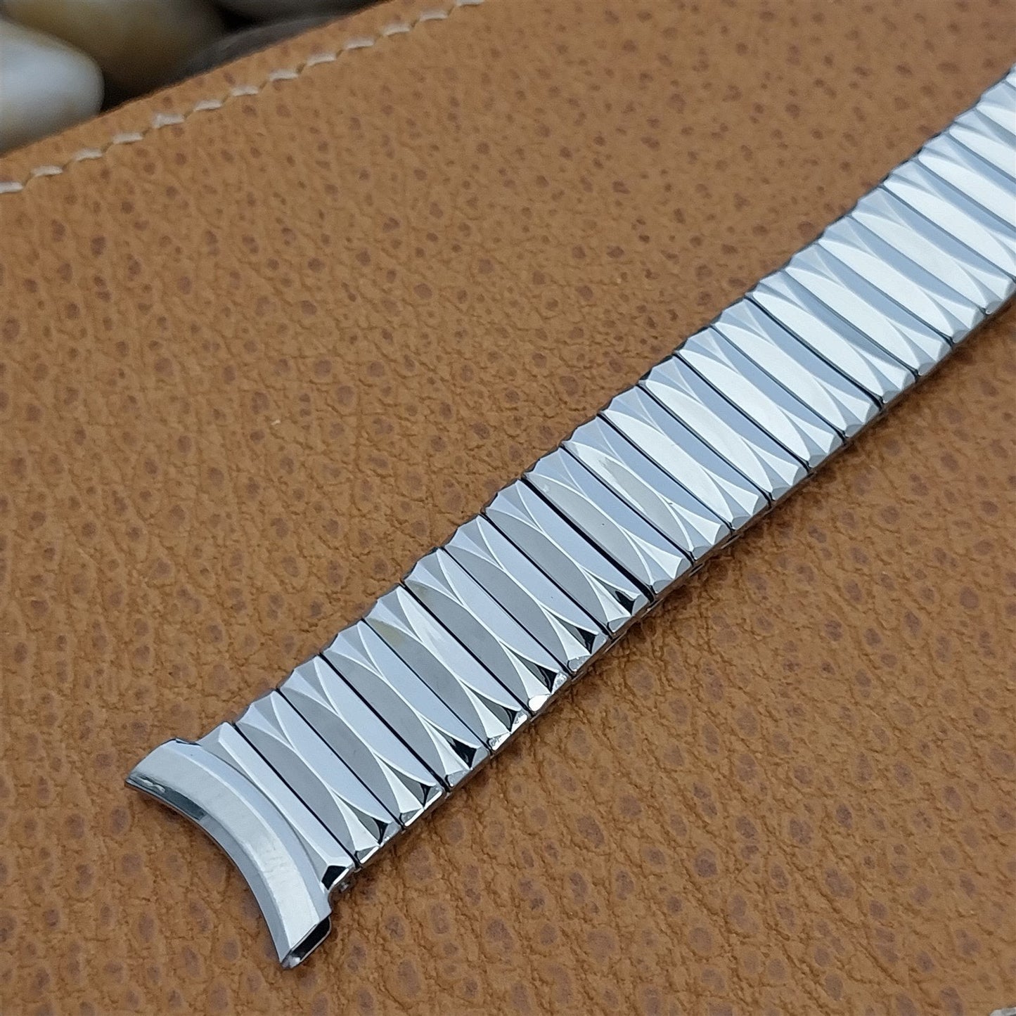 16mm 18mm 19mm Stainless Steel Expansion nos Gemex USA 1950s Vintage Watch Band