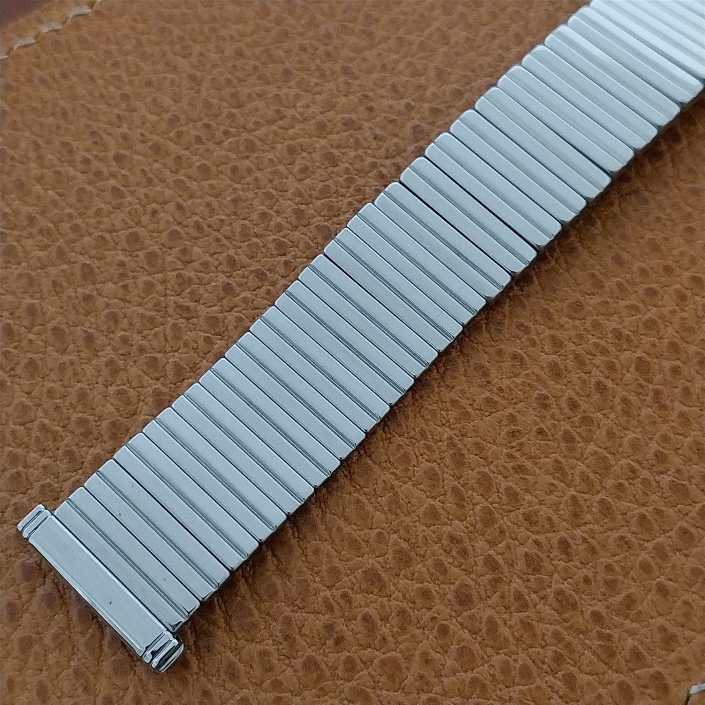 1950s Bellavance USA 16mm 18mm 19mm Stainless Steel nos Vintage Watch Band