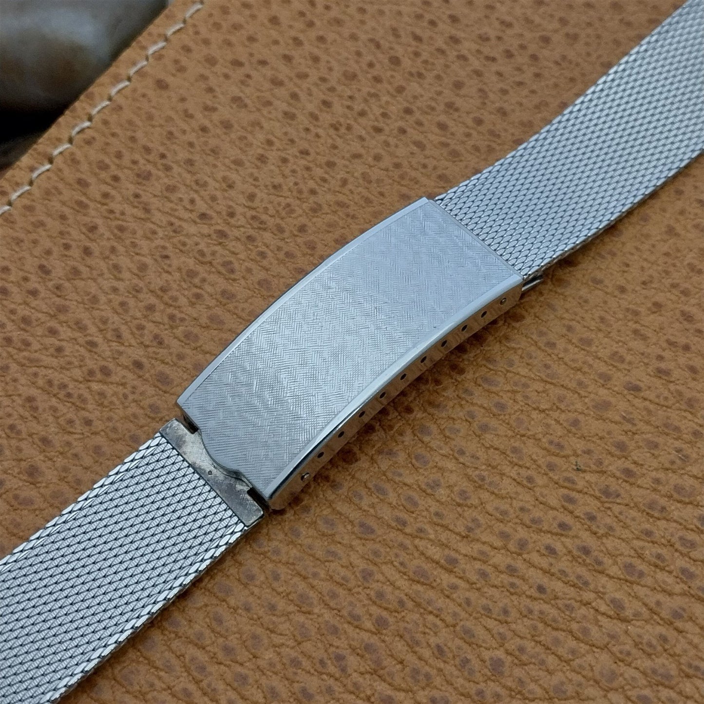 19mm 18mm Vintage 1960s Stainless Steel Mesh Kestenmade Classic Watch Band