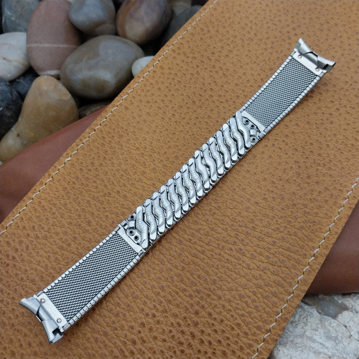 18mm 19mm 17mm Stainless Steel Kreisler Unused Classic 1960s Vintage Watch Band