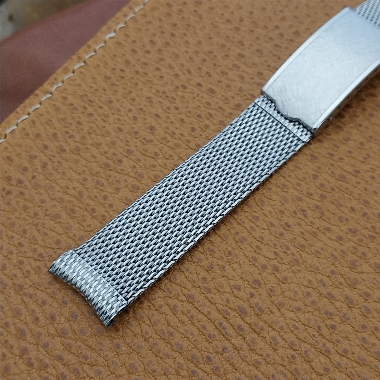 18mm 11/16" 1960s Stainless Steel Mesh Kestenmade nos Unused Vintage Watch Band