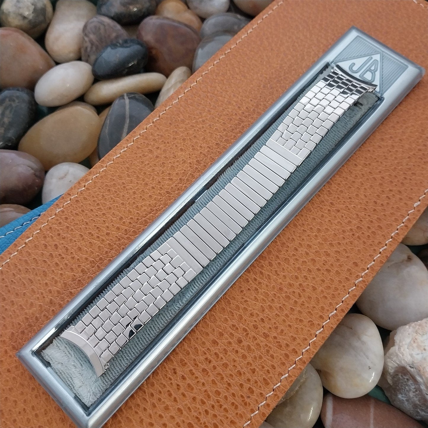 19mm 18mm 17mm Stainless Steel JB Champion Unused 1950s Vintage Watch Band