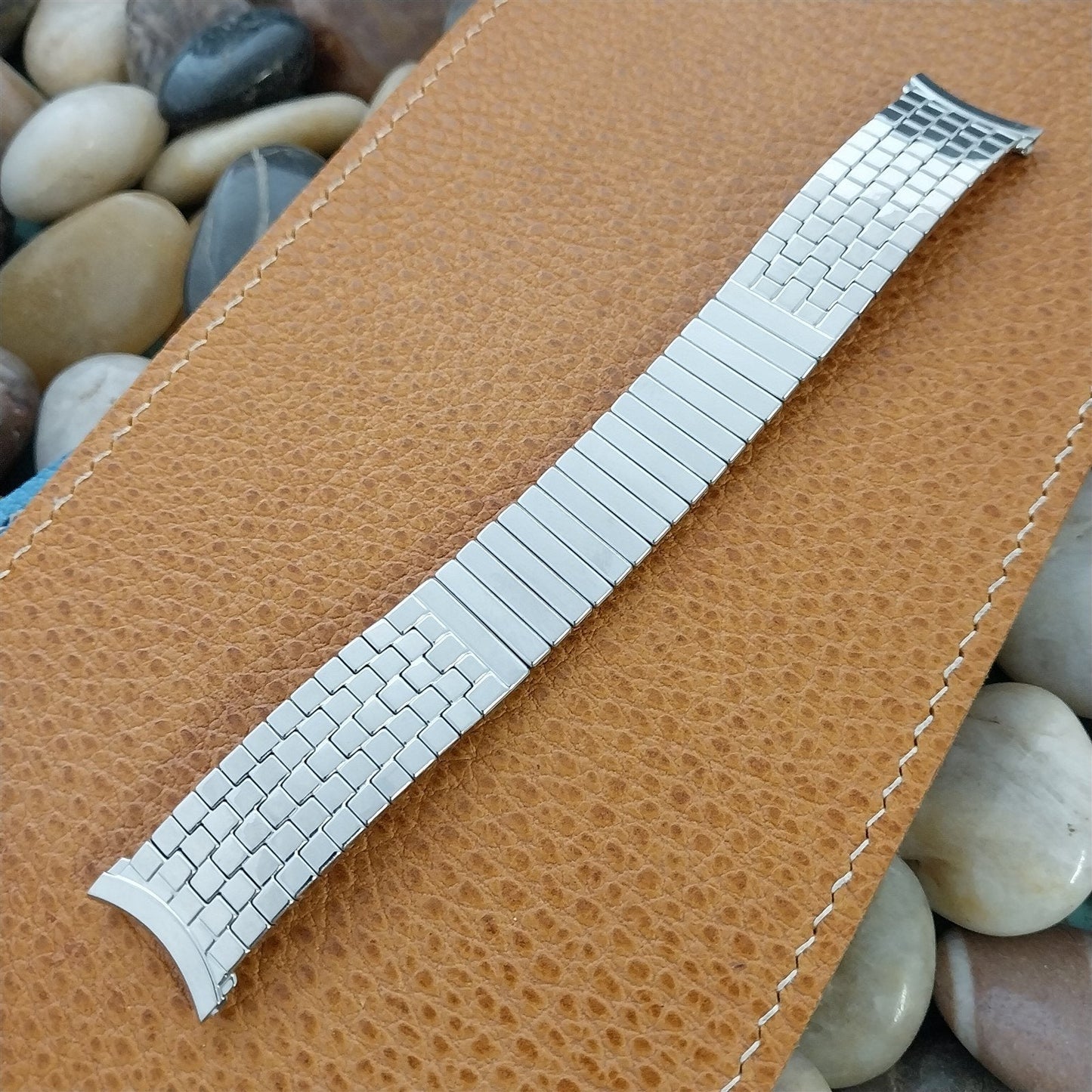 19mm 18mm 17mm Stainless Steel JB Champion Unused 1950s Vintage Watch Band