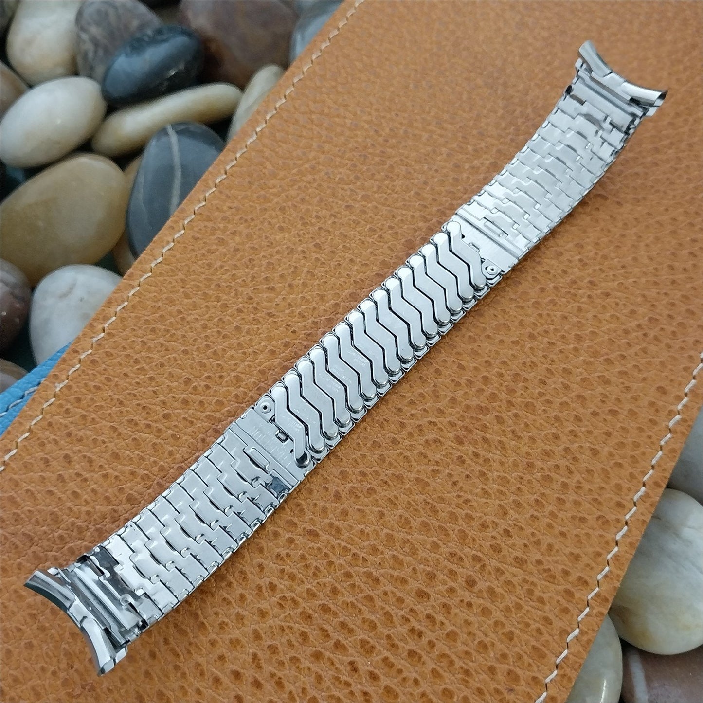 19mm 18mm 17mm Stainless Steel JB Champion Unused 1950s Vintage Watch Band