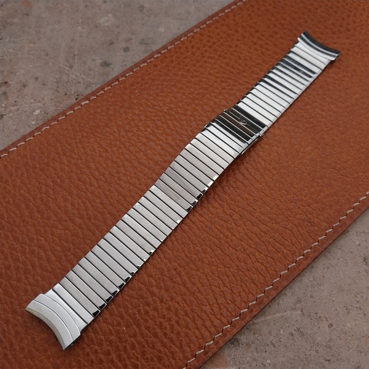 1950s Stainless Steel Gemex 17mm 18mm 19mm Vintage Watch Band