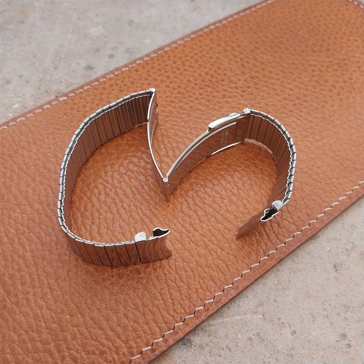1950s Stainless Steel Gemex 17mm 18mm 19mm Vintage Watch Band