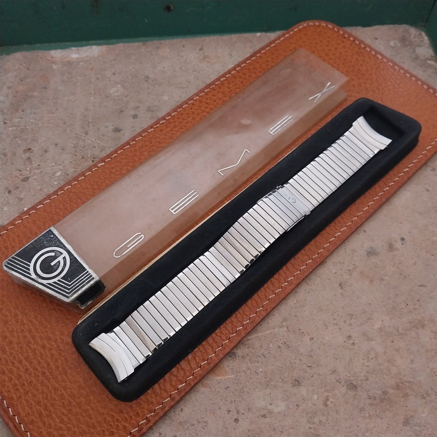 1950s Stainless Steel Gemex 17mm 18mm 19mm Vintage Watch Band