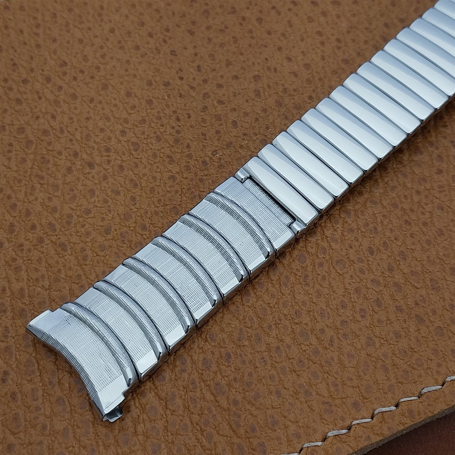 19mm Stainless Steel JB Champion USA Classic nos 1960s Vintage Watch Band