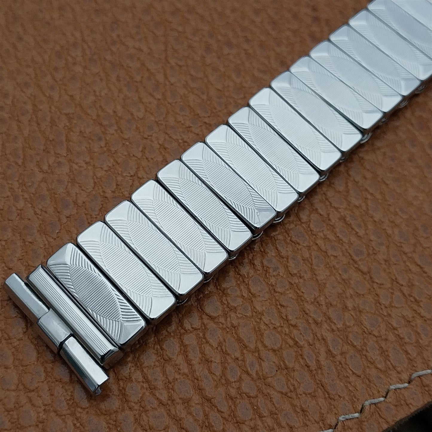 Vintage JB Champion 17mm 18mm 19mm Stainless Steel Classix Stretch Watch Band