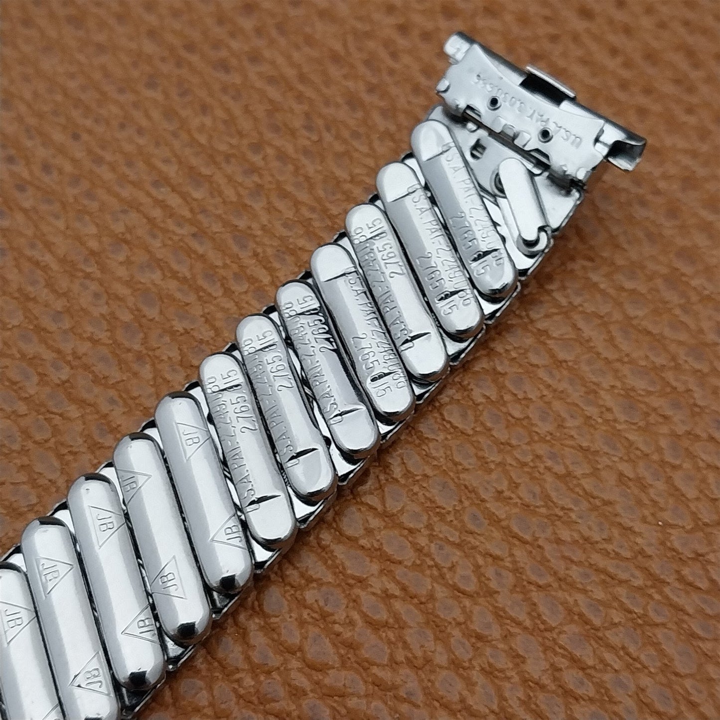 Vintage JB Champion 17mm 18mm 19mm Stainless Steel Classix Stretch Watch Band