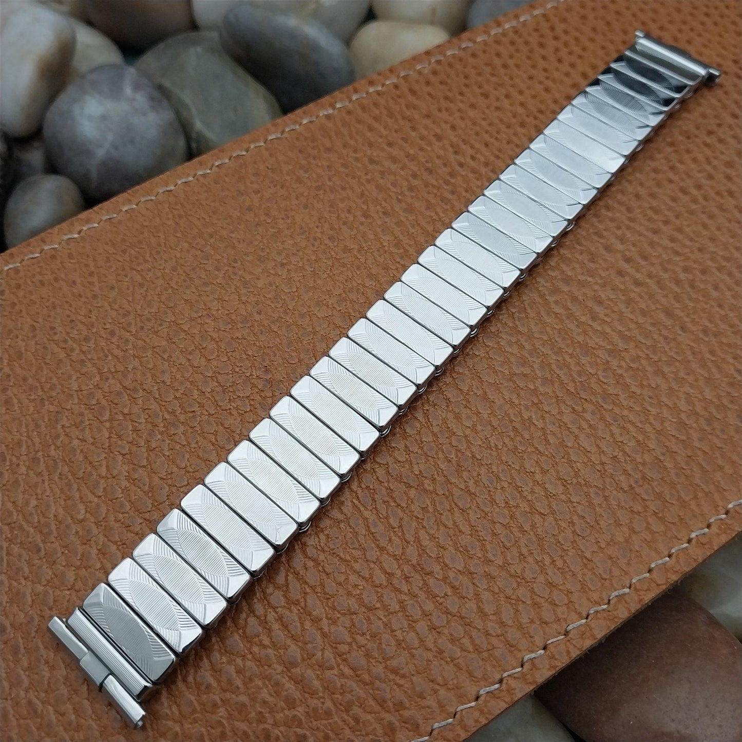 Vintage JB Champion 17mm 18mm 19mm Stainless Steel Classix Stretch Watch Band