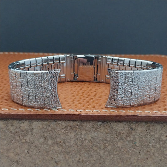19mm 18mm Kreisler Stelux Stainless Steel Unused nos 1960s Vintage Watch Band