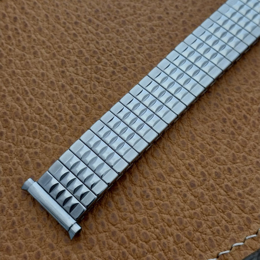 18mm 19mm JB Champion Stainless Steel Expansion nos 1970s Vintage Watch Band