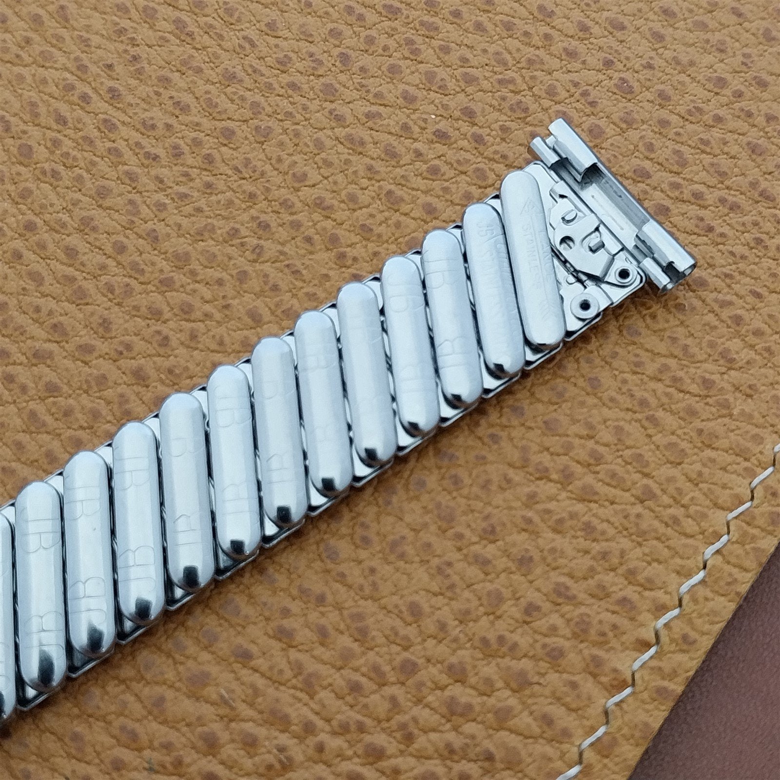 1950s 19mm 18mm Classic JB Champion Stainless Steel Unused Vintage Watch Band