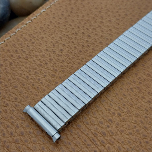 JB Champion Stainless Steel Expansion 18mm 19mm nos 1970s Vintage Watch Band