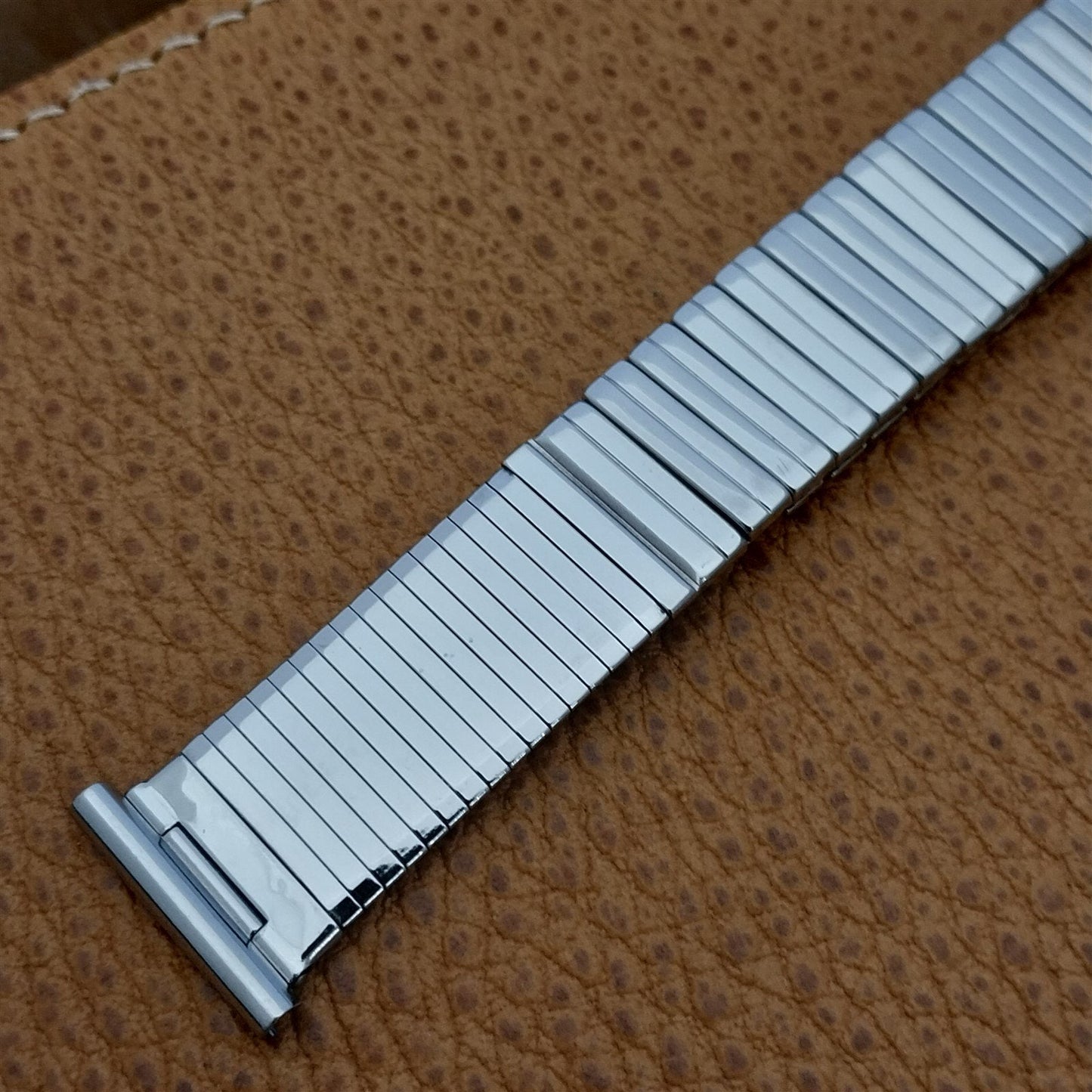 Stainless Steel Classic 19mm 18mm 16mm Forstner USA 1950s nos Vintage Watch Band