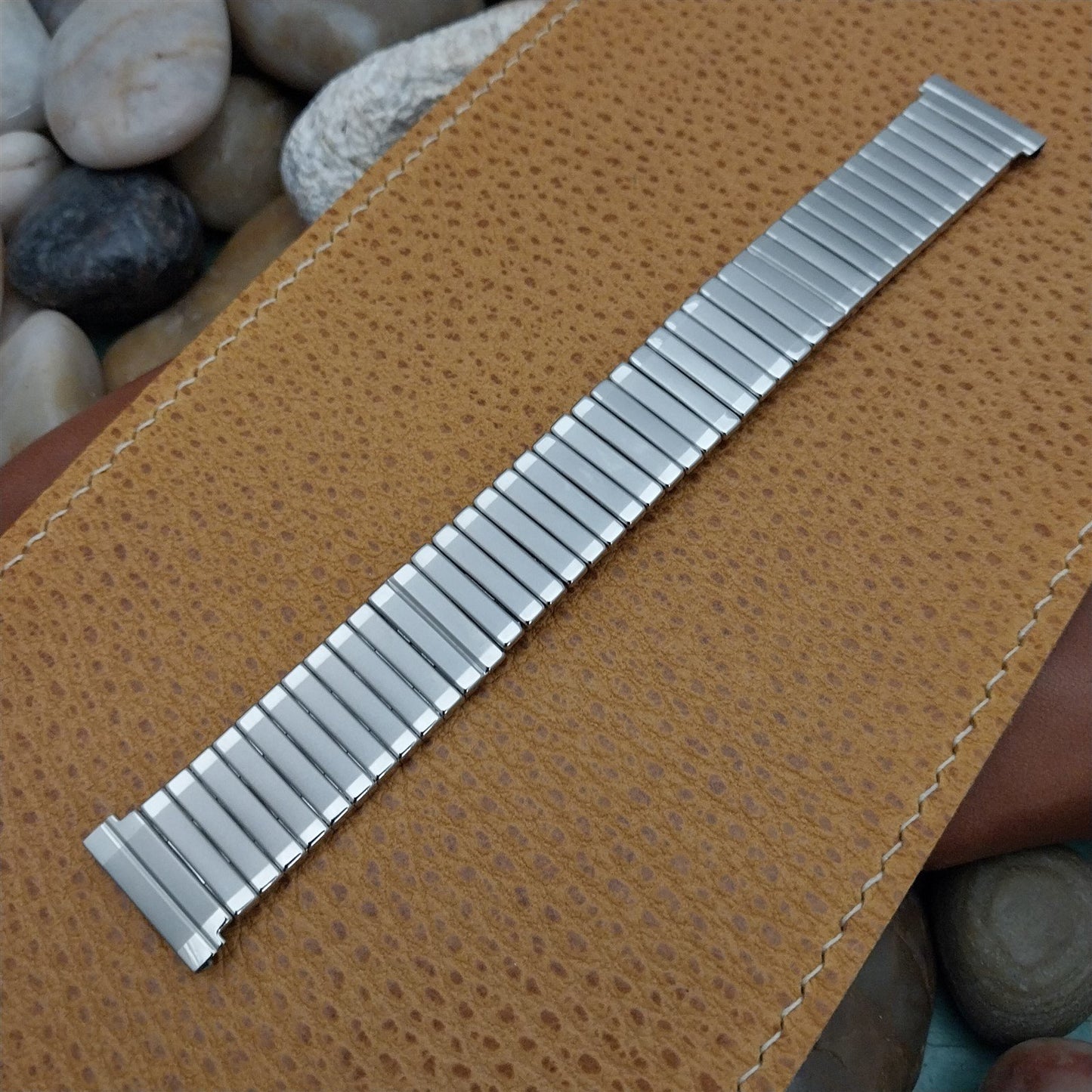 Vintage 18mm 19mm JB Champion Stainless Steel Unused Classic 1950s Watch Band