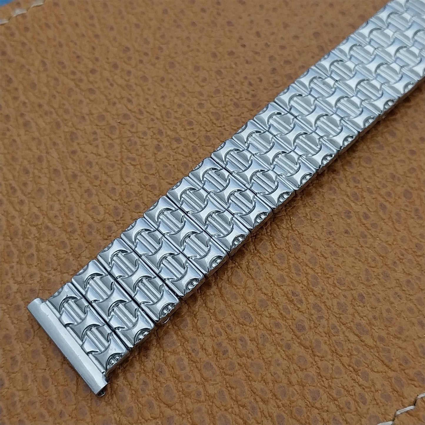 Flex-Let Premier USA Classic Stainless Steel Unused 1950s Vintage Watch Band