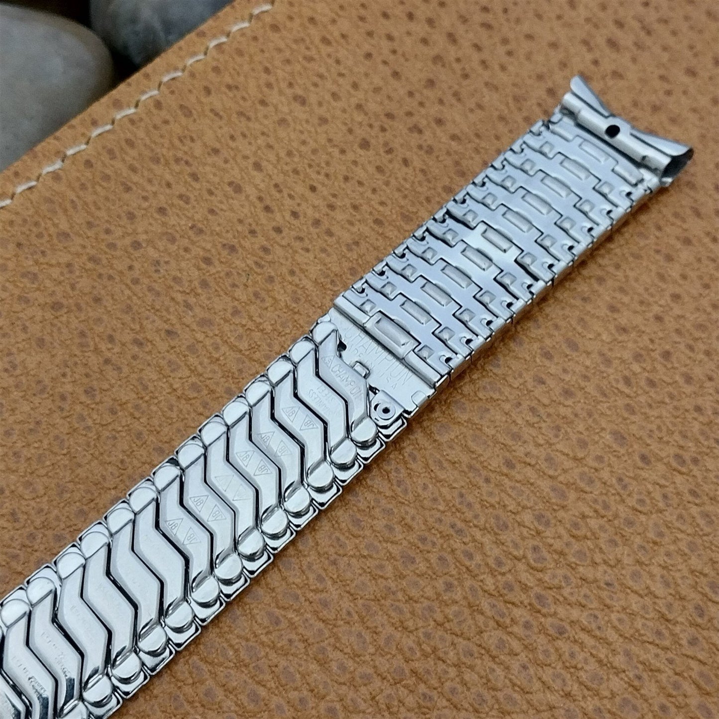 17.2mm Stainless Steel JB Champion USA 1950s old-stock Vintage Watch Band