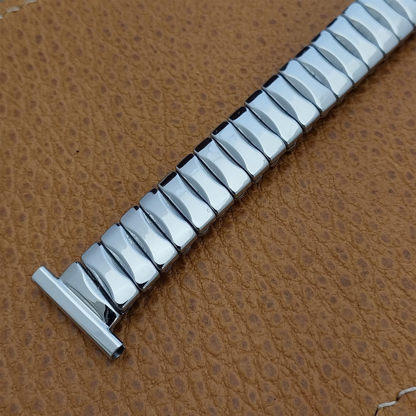 Bellavance USA Made Stainless Steel Expansion nos 1950s Vintage Watch Band