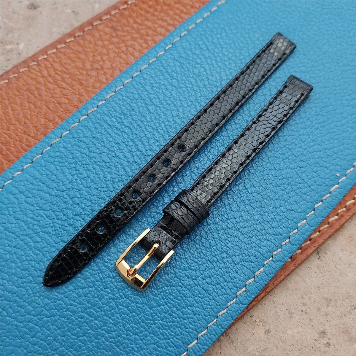 Swiss 8mm Ladies Lizard Watch Strap