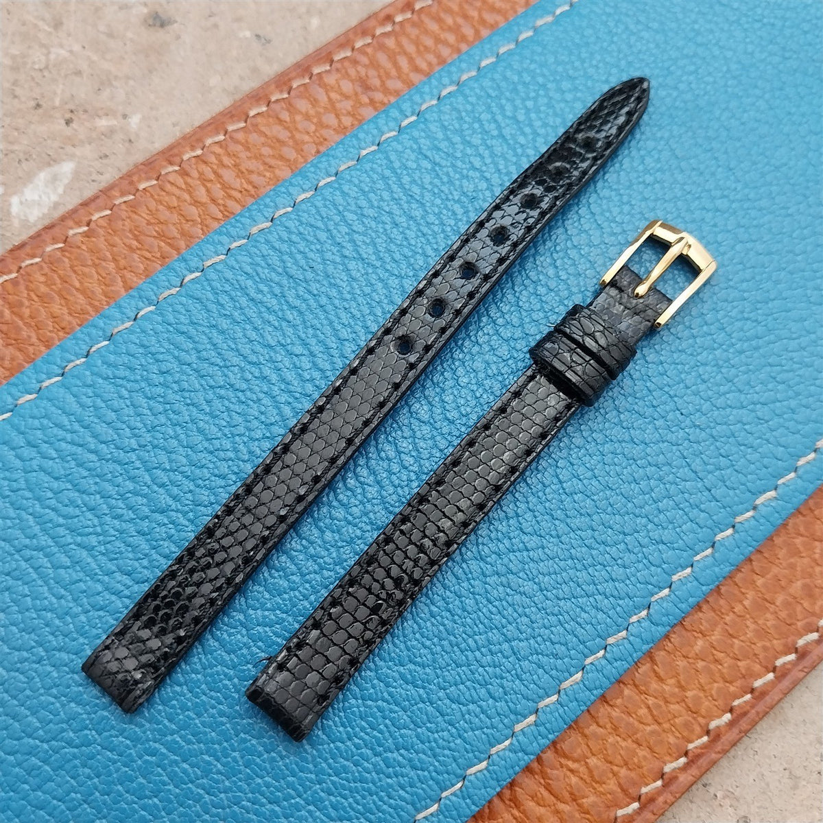 Swiss 8mm Ladies Lizard Watch Strap