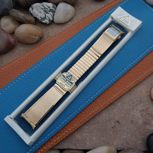 19mm 18mm Vintage JB Champion Long Gold-Filled Calendar Unused 1960s Watch Band