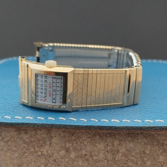 19mm 18mm Vintage JB Champion Long Gold-Filled Calendar Unused 1960s Watch Band