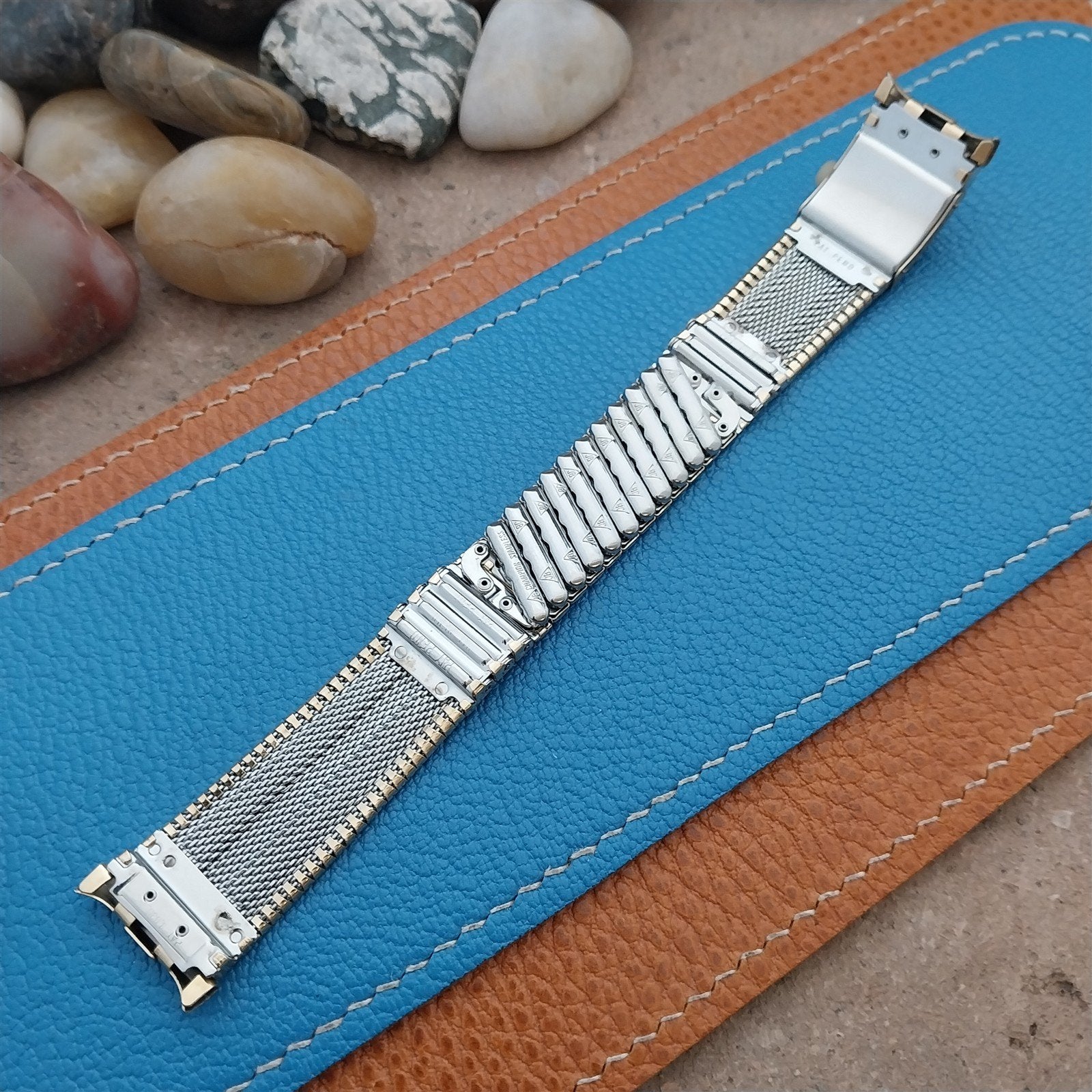 19mm 18mm Vintage JB Champion Long Gold-Filled Calendar Unused 1960s Watch Band