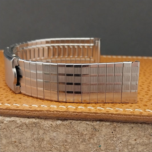 Vintage Stainless Steel 18mm Mayflower Unused 1960s Classic Watch Band