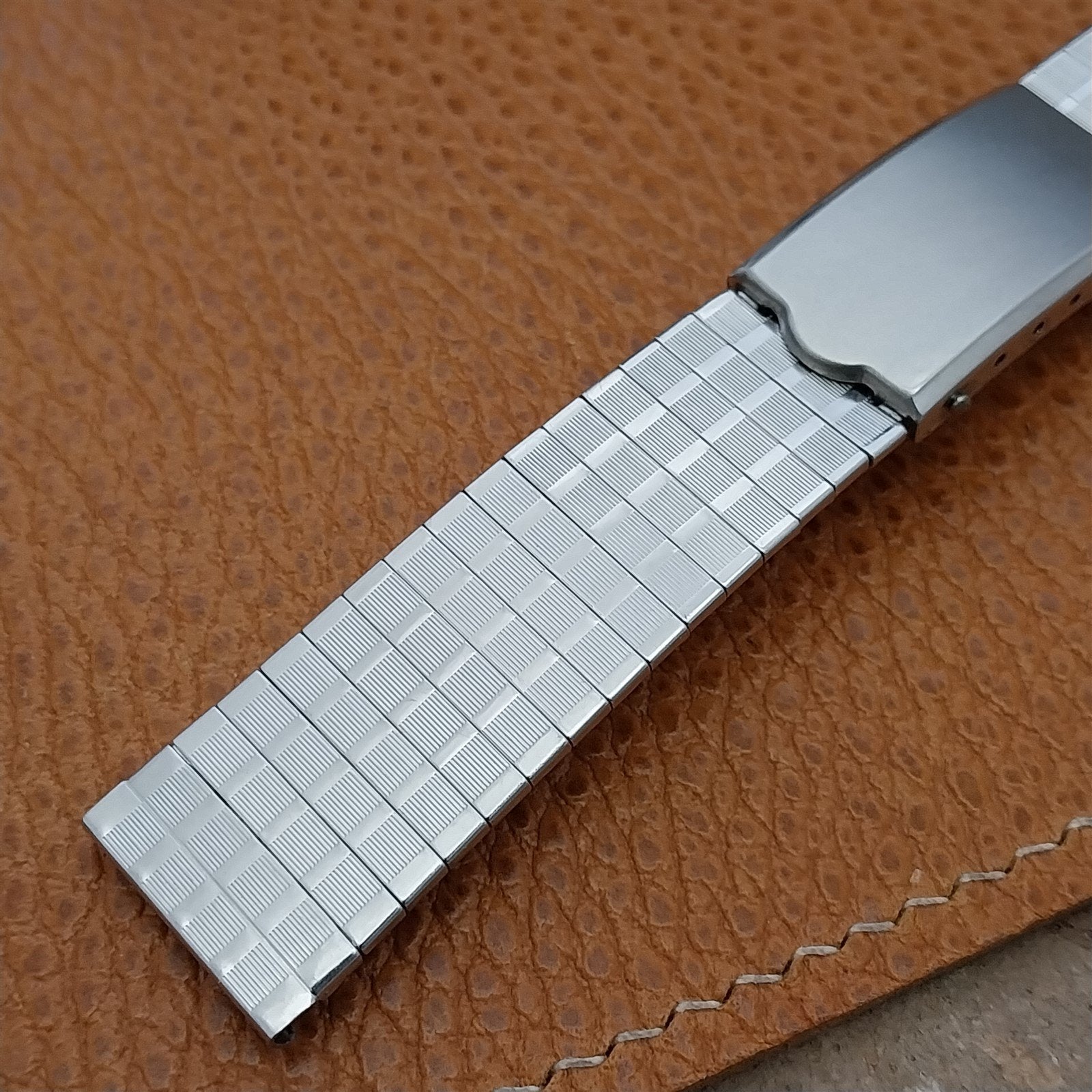 Vintage Stainless Steel 18mm Mayflower Unused 1960s Classic Watch Band