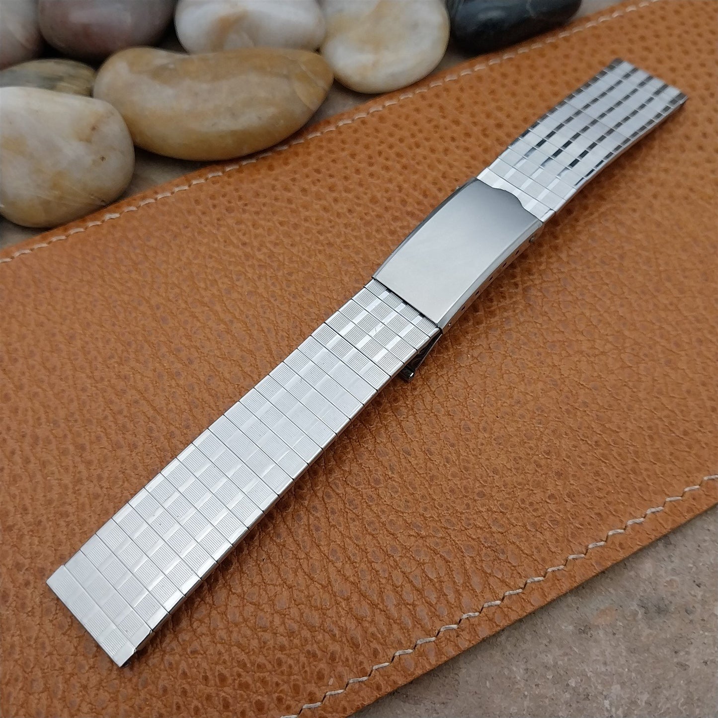 Vintage Stainless Steel 18mm Mayflower Unused 1960s Classic Watch Band