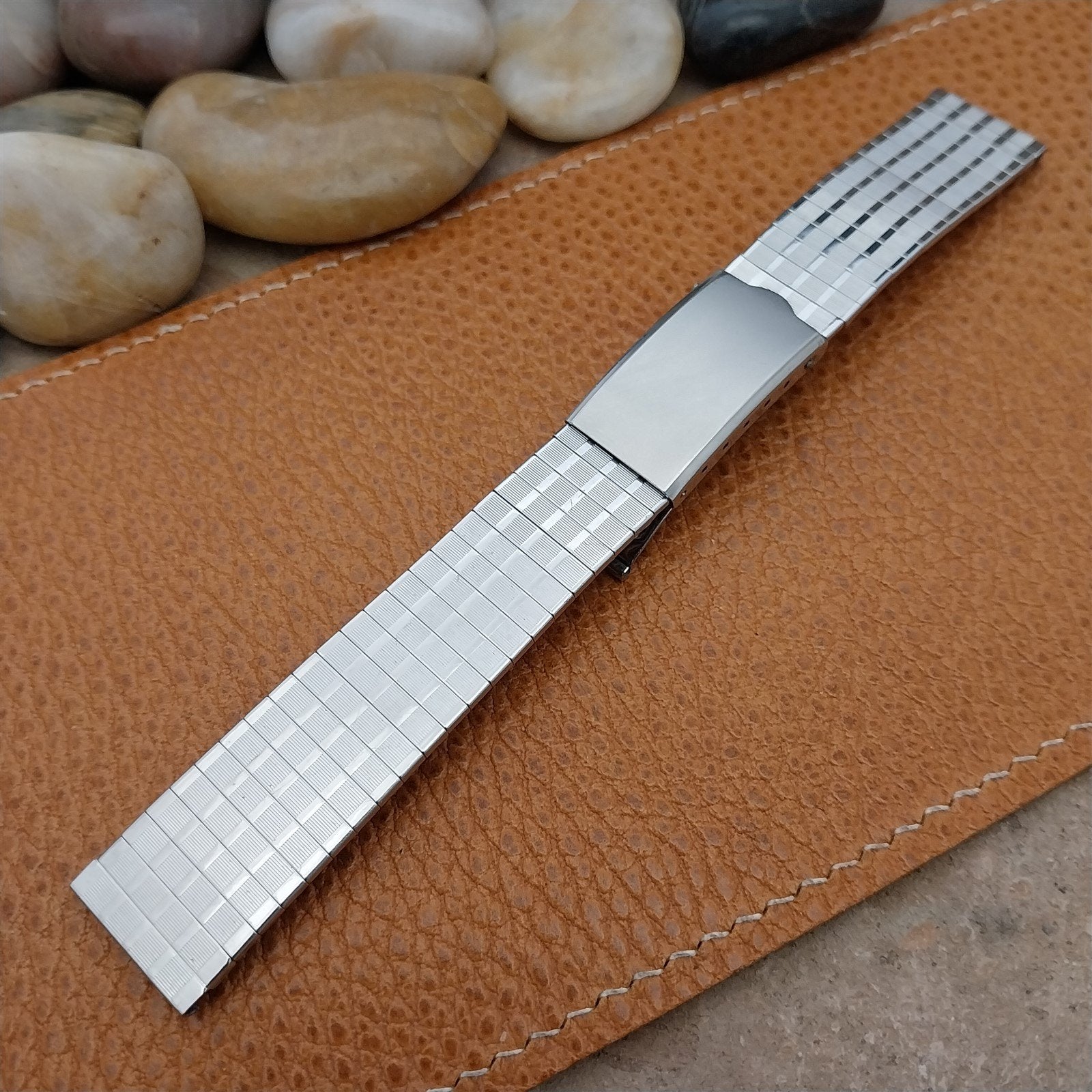 Vintage Stainless Steel 18mm Mayflower Unused 1960s Classic Watch Band