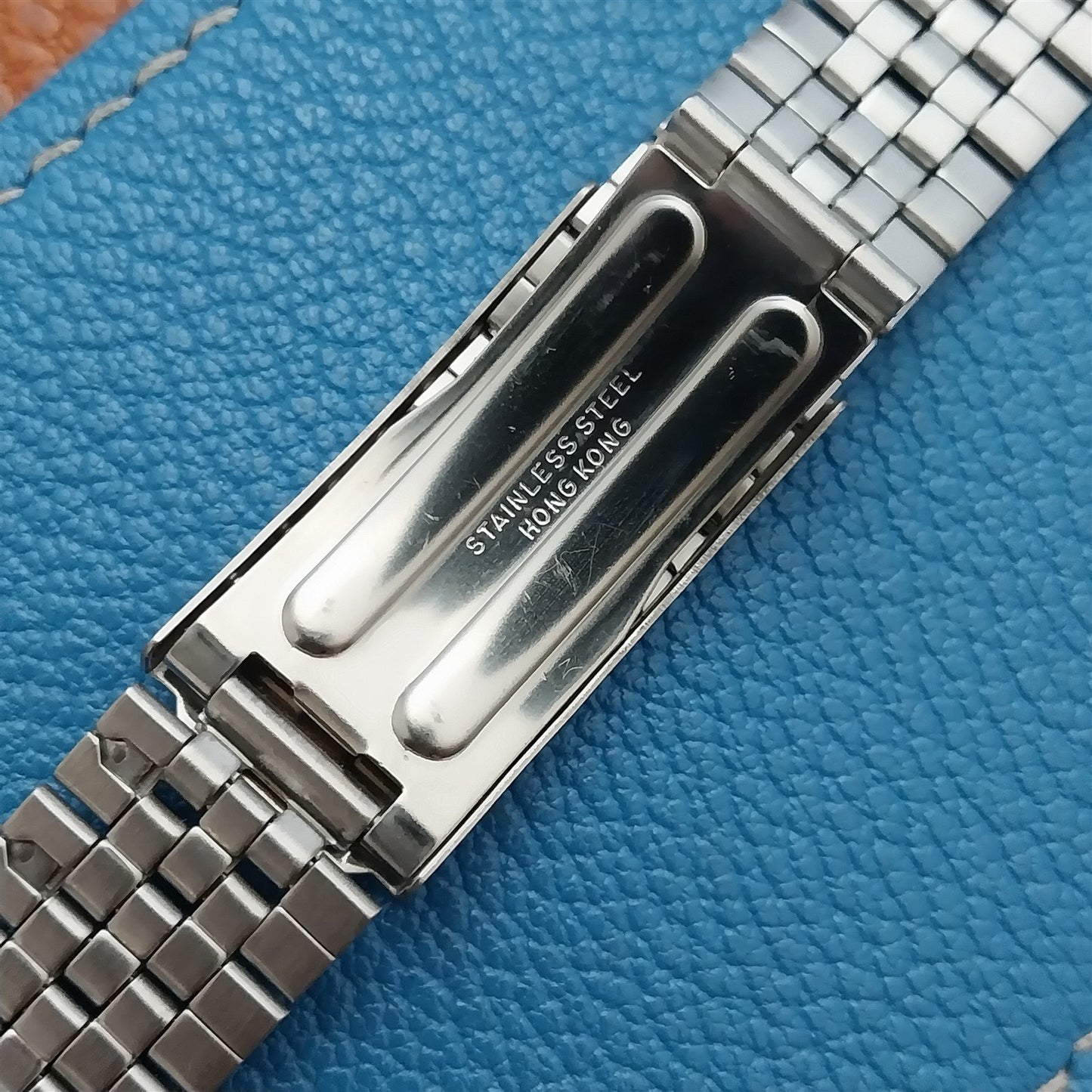 19mm Timex Gold-Tone & Stainless Steel Jubilee Vintage Watch Band