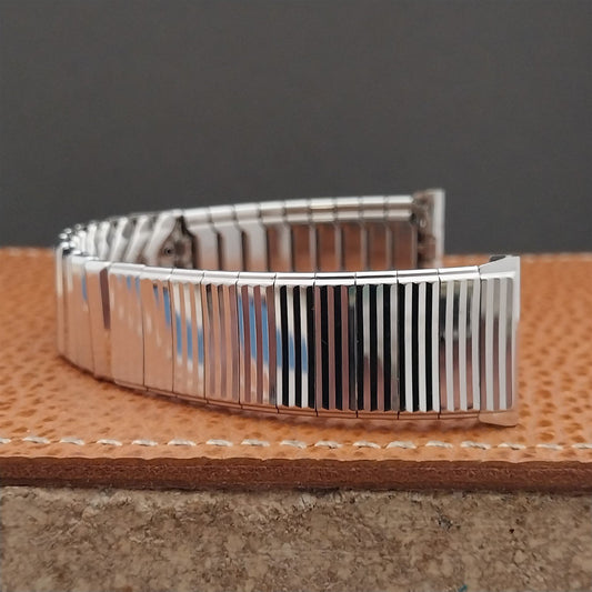 17mm 18mm 19mm 10k White Gold-Filled Kreisler Unused 1960s Vintage Watch Band