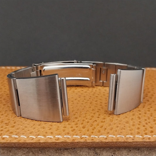 19mm Stainless Steel Bear Japan Classic 1970s Unused nos Vintage Watch Band