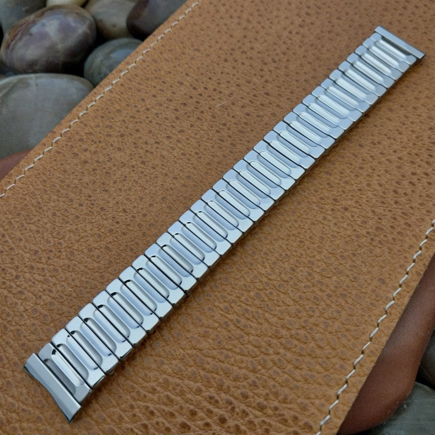 17mm Stainless Steel Expansion Baldwin USA nos 1960s Vintage Watch Band