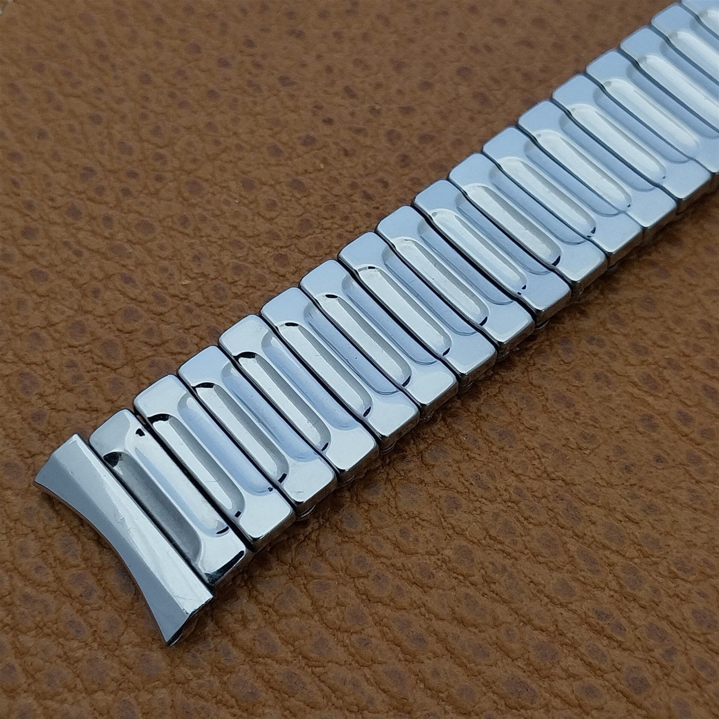 17mm Stainless Steel Expansion Baldwin USA nos 1960s Vintage Watch Band