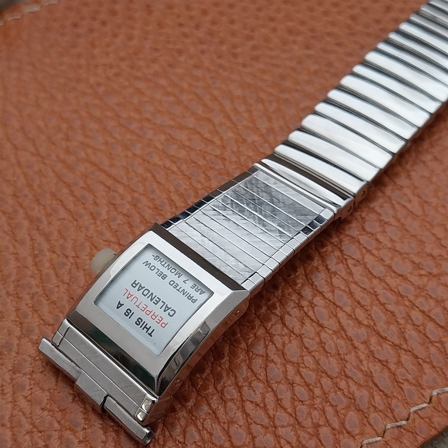 17mm 18mm 19mm JB Champion Stainless Steel Perpetual Calendar Vintage Watch Band