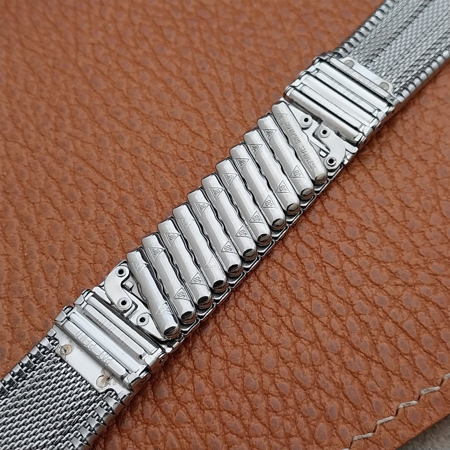 17mm 18mm 19mm JB Champion Stainless Steel Perpetual Calendar Vintage Watch Band