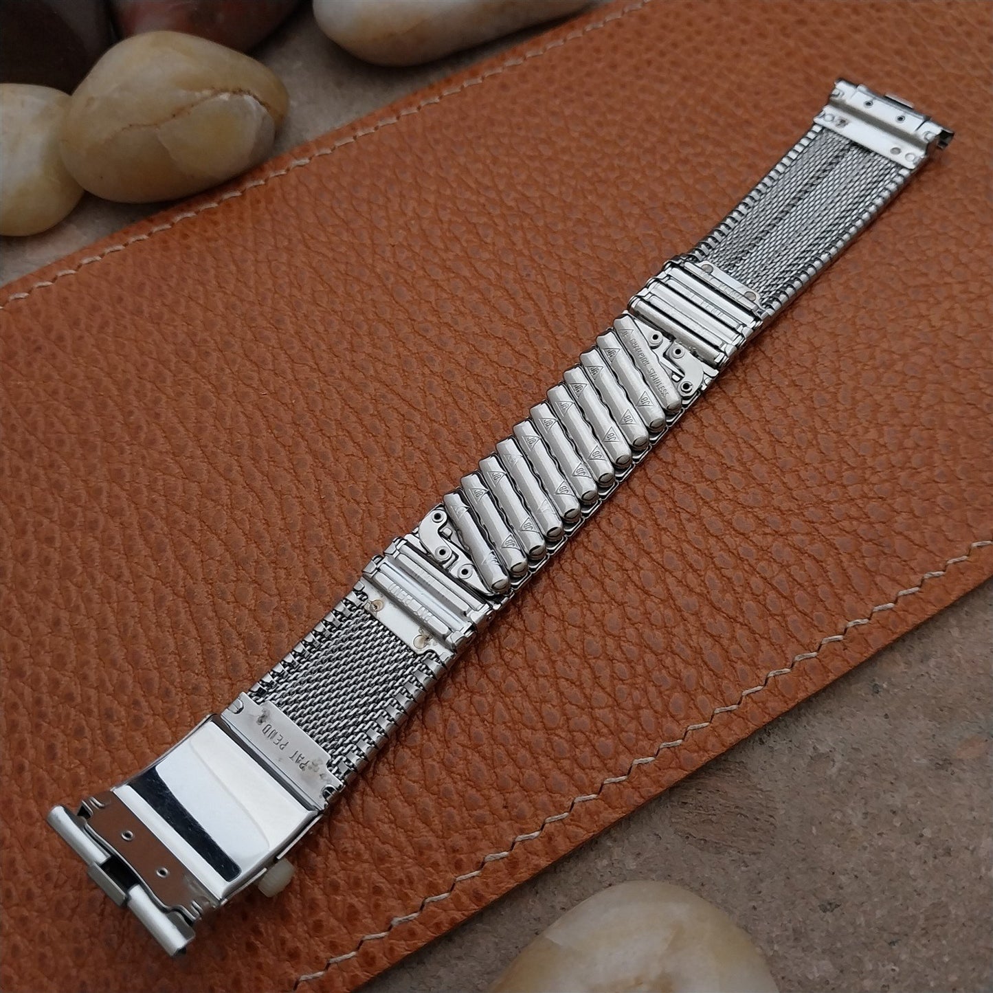 17mm 18mm 19mm JB Champion Stainless Steel Perpetual Calendar Vintage Watch Band