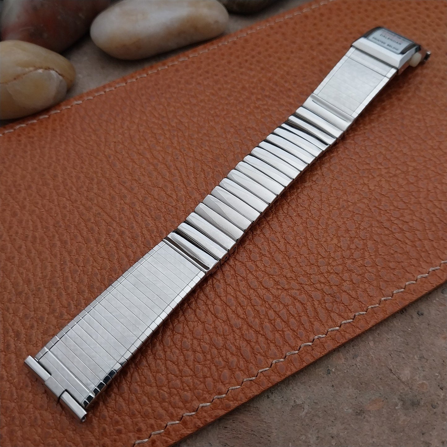 17mm 18mm 19mm JB Champion Stainless Steel Perpetual Calendar Vintage Watch Band