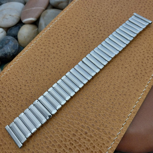 19mm 18mm 17.2mm JB Champion USA Wide Stainless Steel 1950s Vintage Watch Band