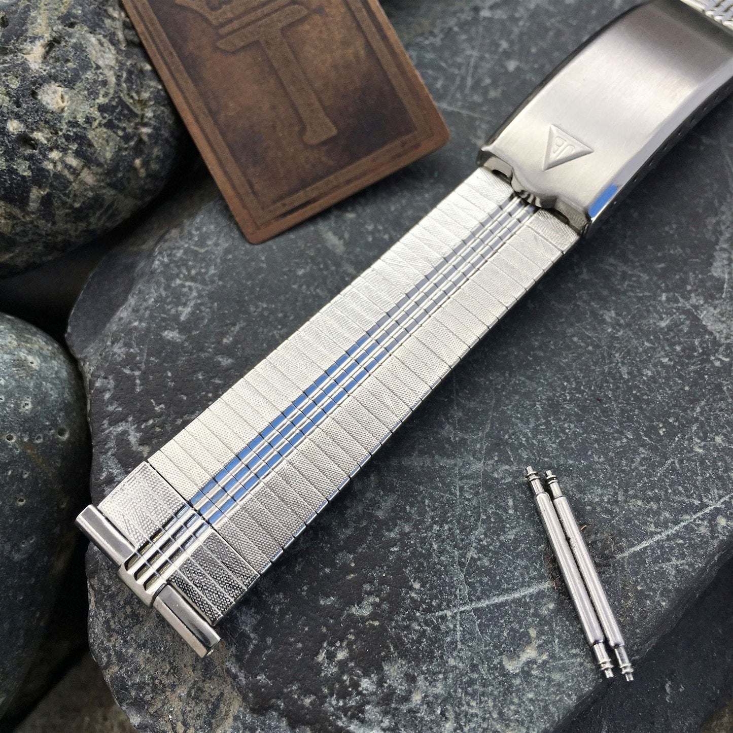 1960s 19mm 18mm JB Champion Stainless Steel Unused Classic Vintage Watch Band