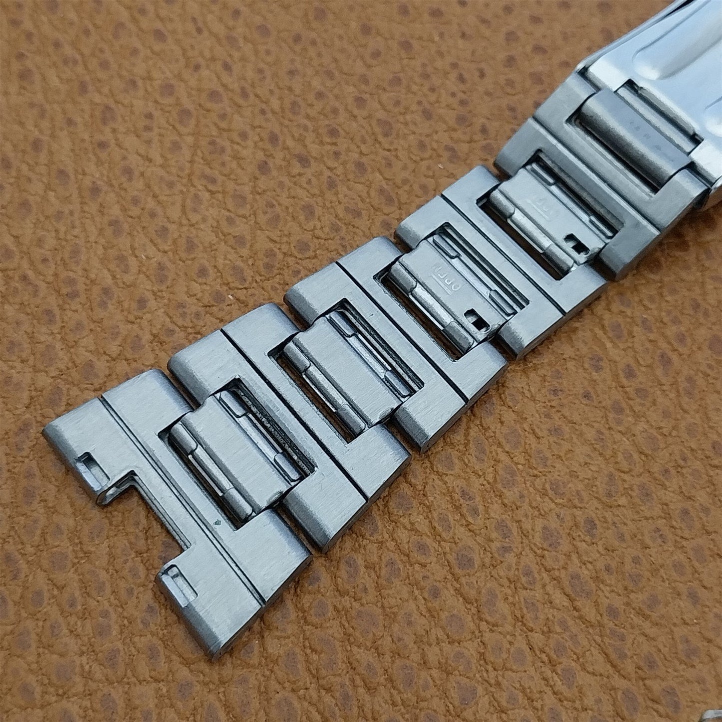 LED LCD Jump Hour Stainless Steel Hadley nos Unused Watch Band