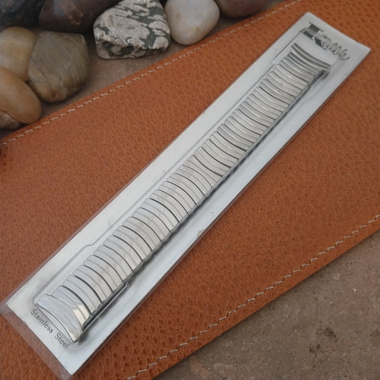 1960s Vintage 19mm 18mm 16mm Kalbe Stainless Classic Stretch Unused Watch Band