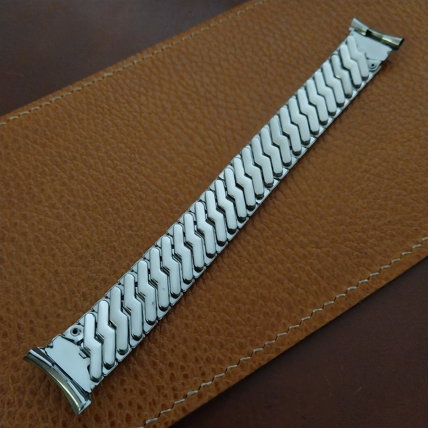 1960s Vintage 19mm 18mm 16mm Kalbe Stainless Classic Stretch Unused Watch Band