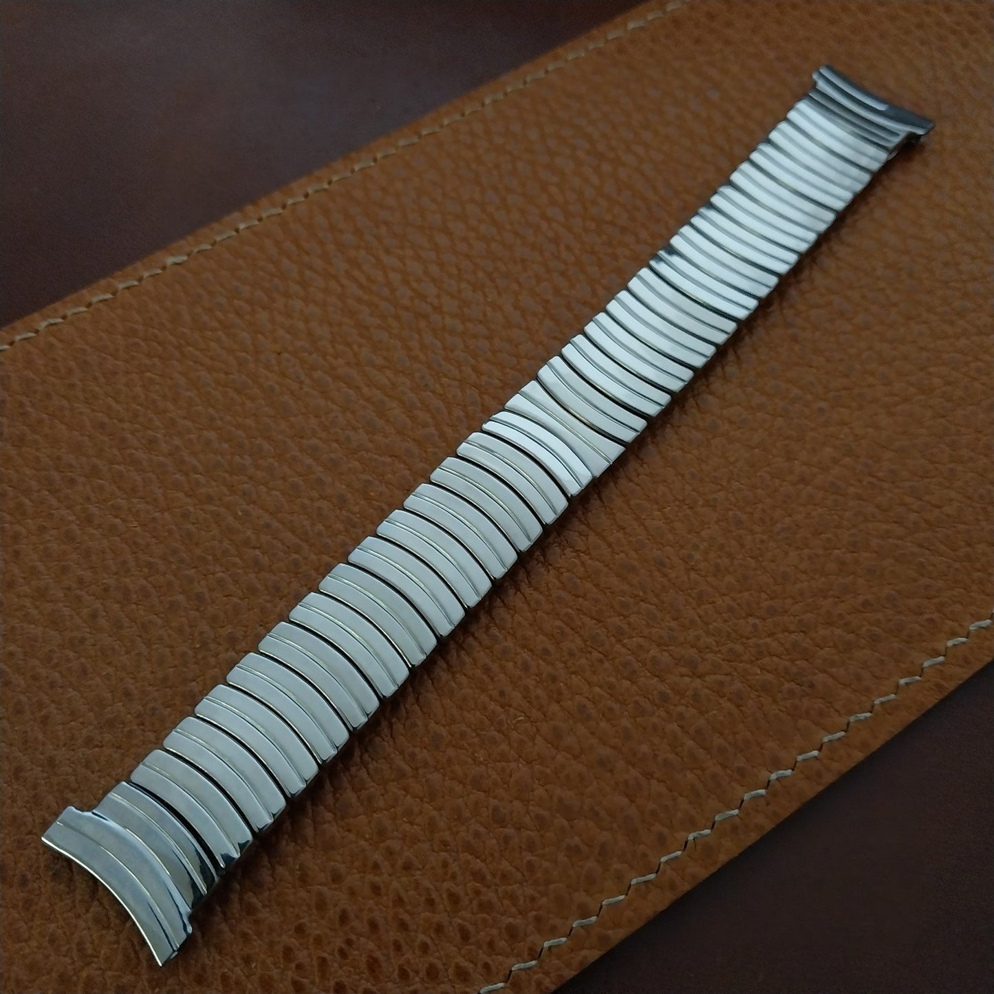 1960s Vintage 19mm 18mm 16mm Kalbe Stainless Classic Stretch Unused Watch Band